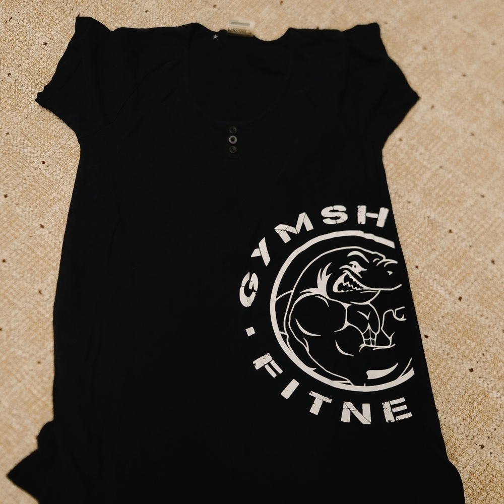 Adorable gym shark t good for anything ~